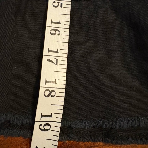 Xhilaration Skirt 90s 2000s Y2K target Raw Edge Black Ruffle Knee Length 32 - Picture 13 of 14